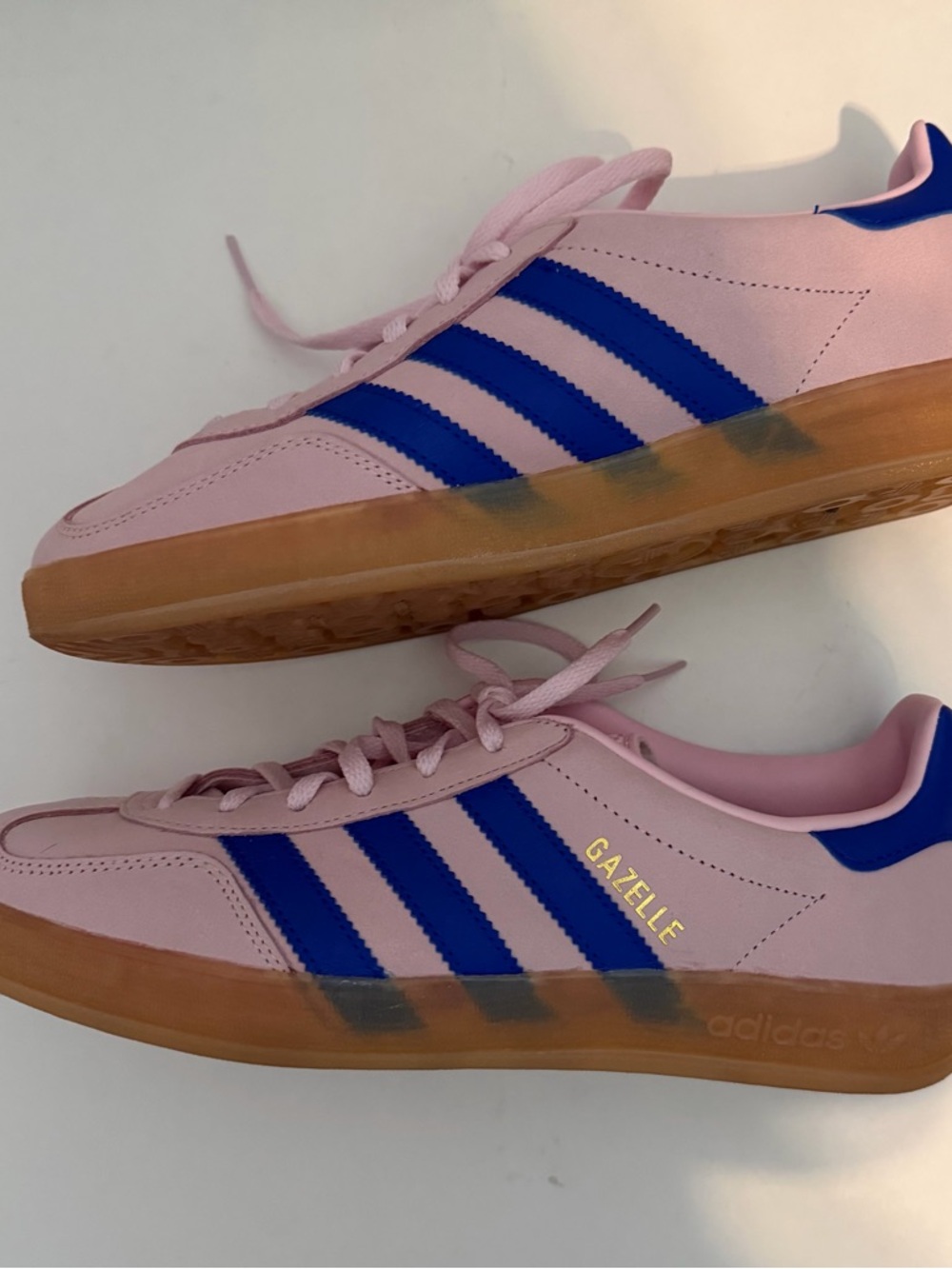 adidas Originals Pink and Blue Women's Athletic Shoes - Picture 4 of 7
